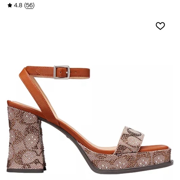 Coach Shoes - Signature Crystal Platform Sandal Coach 2026